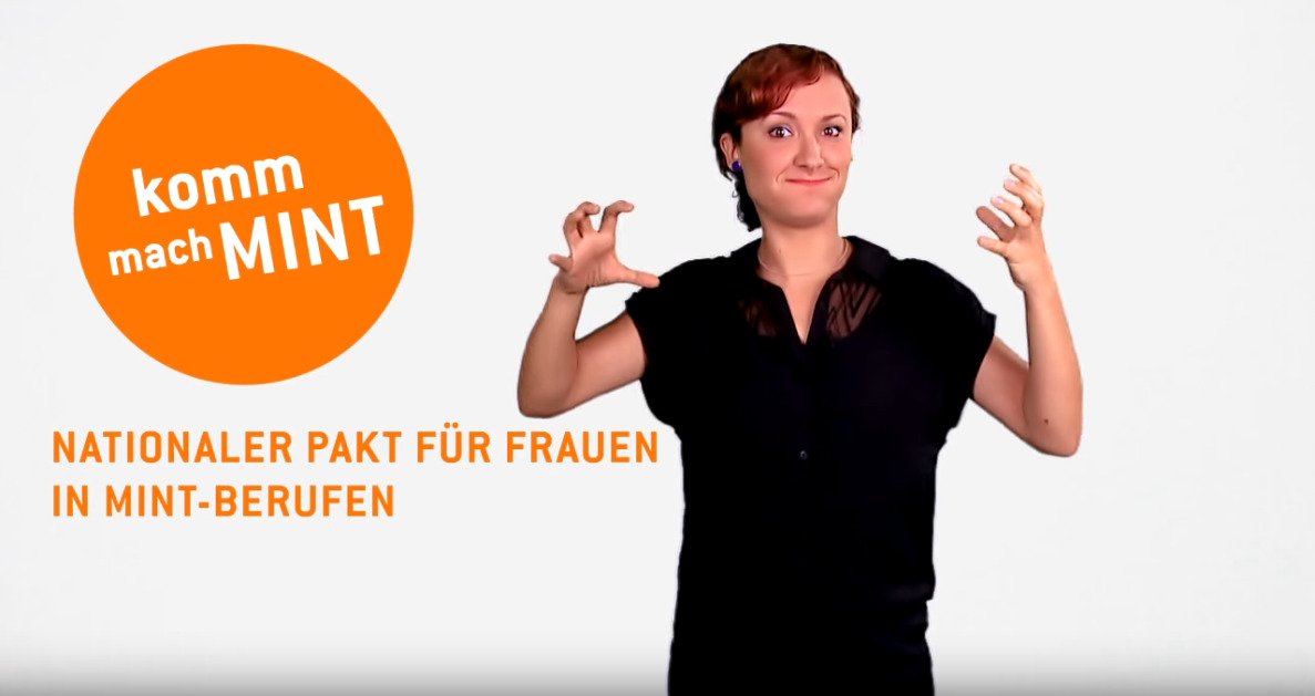 Vorschaubild Video MINT in Gebärdensprache erklärt